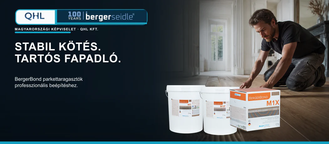 Berger-Seidle BergerBond parkettaragasztók – QHL Magyarország