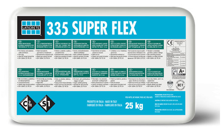 LATICRETE 335 SUPERFLEX - Ragasztó, C2TE S1 15 mm-ig, FEHÉR - Paletta 48 x 25 kg