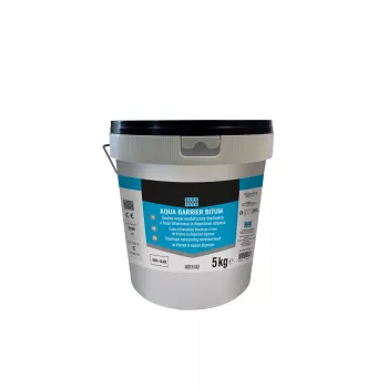   LATICRETE AQUA BARRIER BITUM - Bitumenes Folyékony Vízszigetelő Membrán, Fekete, 5 KG