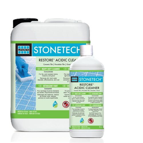 LATICRETE STONETECH RESTORE ACIDIC Cleaner, 5L - Karton 4 x 5L