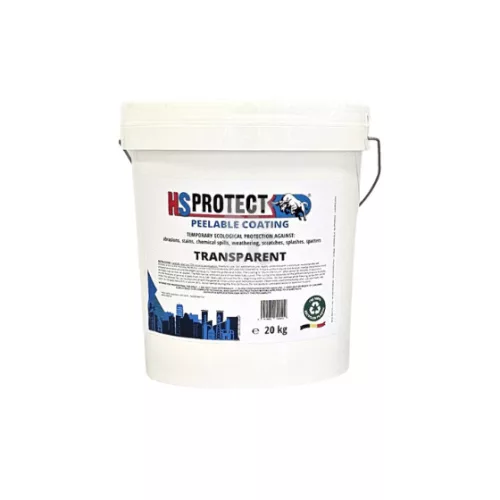 HS Protect Transparent – Áttetsző lehúzható védőfólia bevonat (peelable coating), 5kg