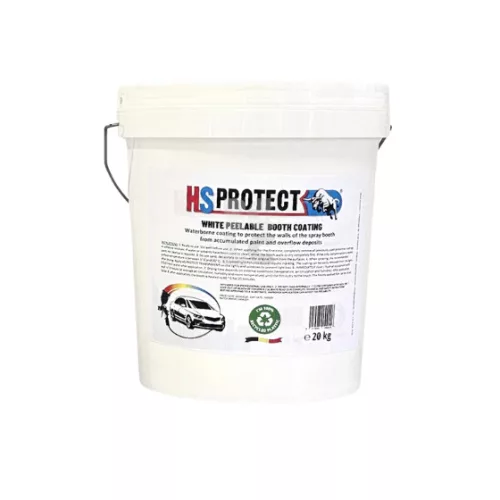 HS Protect White Booth Protection – Fehér festőkabinvédő lehúzható bevonat (peelable coating), 5kg