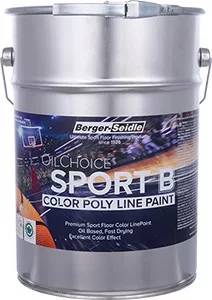 OilChoice SPORT B Color Poly Line Paint - Oldószeres sportpálya vonalfesték - 3,79 Liter, Fehér
