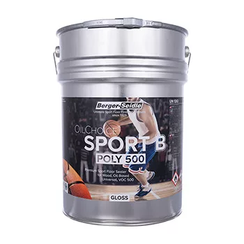  OilChoice SPORT B Poly 500 - Oldószeres olajmodifikált sportpadló lakk - 18,93 Liter, matt