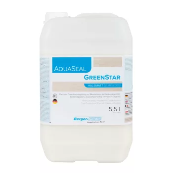   AquaSeal® GreenStar - Antiallergén  kétkomponensű parkettalakk - 5.5 Liter, selyemfényű