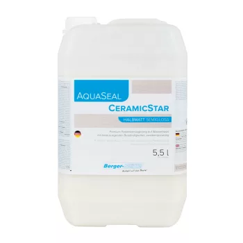  AquaSeal® CeramicStar - Kétkomponensű nagy kopásállóságú kerámia tartalmú parkettalakk - 5.5 Liter, selyemfényű