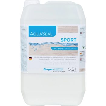   AquaSeal® Sport - Kétkomponensű parkettalakk sportpálya bevonására - 5.5Liter, matt