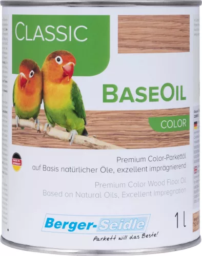 Classic BaseOil Color - Színes fapadló olaj - 1L, Silbergrau / Silver grey