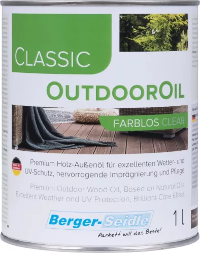 Classic OutdoorOil® - Kültéri fapadló olaj - Paletta 280 x 1 Liter, színtelen