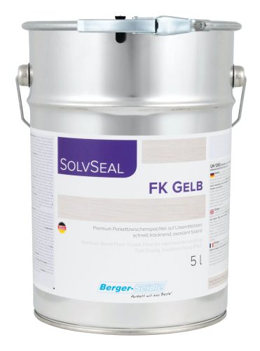SolvSeal FK Gelb - Gyorsan száradó oldószeres kenőlapos világosító alapozó -  Paletta 63 x 5 Liter