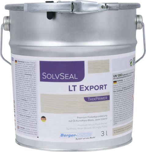 SolvSeal LT Export ThixPrimer - Kenőlapos lakkréteg - Paletta 75 x 3 Liter