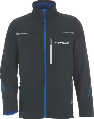 Berger-Seidle STRAUSS Softshell Jacket Motion Blue, XL