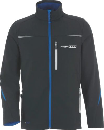  Berger-Seidle STRAUSS Softshell Jacket Motion Blue, M