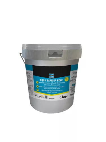 LATICRETE AQUA BARRIER WHITE ROOF FR - Fehér, Szálerősített Folyékony Tetőszigetelő Membrán, 20 KG