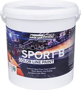 AquaChoice® SPORT B Color Line Paint - Vízbázisú sportpálya vonalfesték - 3,79 Liter, Fehér