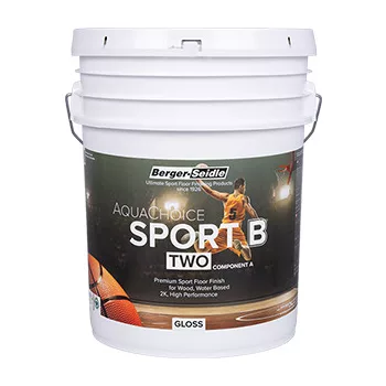   AquaChoice® SPORT B Two - Kétkomponensű vízbázisú sportpadló lakk - 18,93 Liter, matt